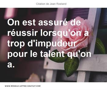 Citation de Jean Rostand