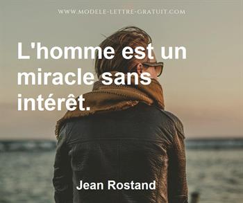 Citation de Jean Rostand