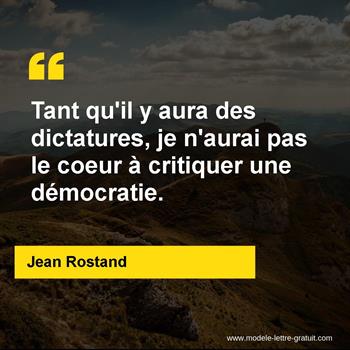 Citation de Jean Rostand