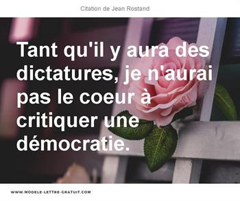 Citation de Jean Rostand