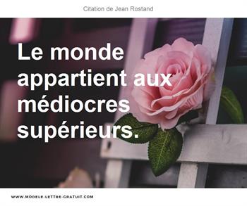 Citation de Jean Rostand