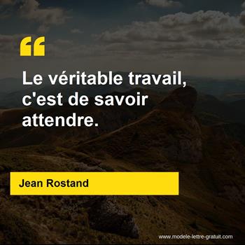 Citation de Jean Rostand