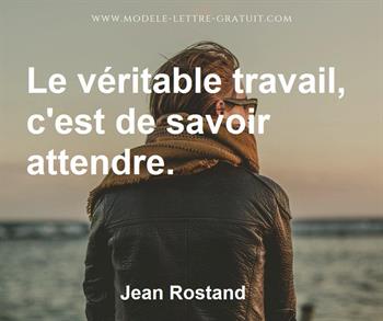Citation de Jean Rostand