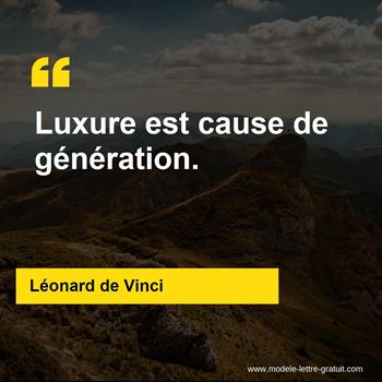 Citation de Léonard de Vinci