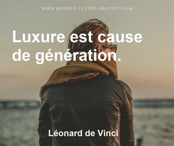 Citation de Léonard de Vinci
