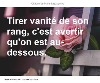 Citation de Marie Leszcynska