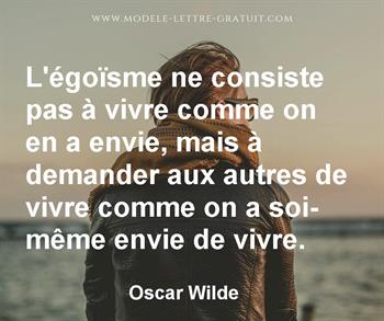 Citation de Oscar Wilde