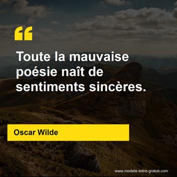 Citation de Oscar Wilde