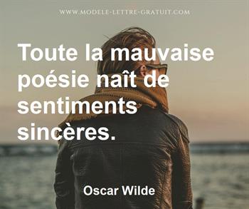Citation de Oscar Wilde