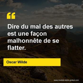 Citation de Oscar Wilde