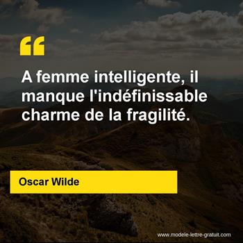 Citation de Oscar Wilde
