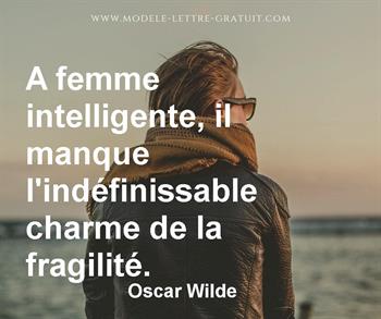 Citation de Oscar Wilde