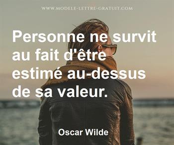 Citation de Oscar Wilde