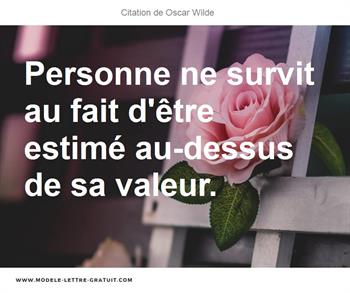 Citation de Oscar Wilde