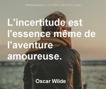 Citation de Oscar Wilde