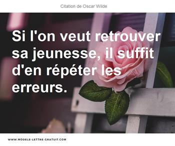 Citation de Oscar Wilde