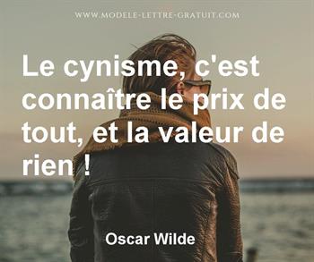 Citation de Oscar Wilde