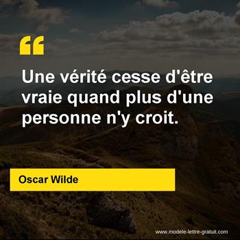 Citation de Oscar Wilde
