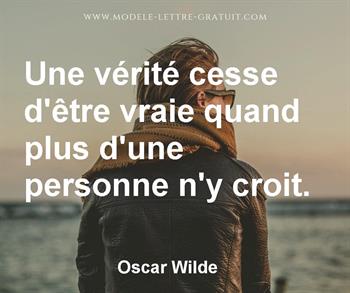 Citation de Oscar Wilde