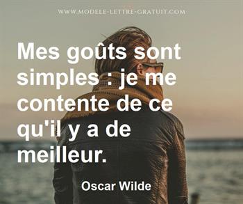 Citation de Oscar Wilde