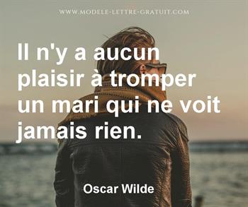 Citation de Oscar Wilde
