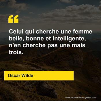 Citation de Oscar Wilde