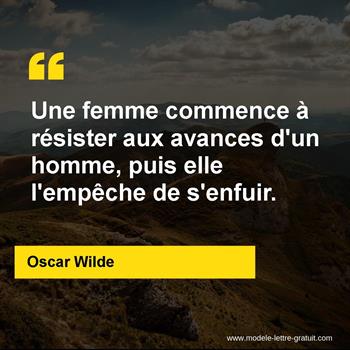 Citation de Oscar Wilde