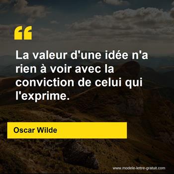 Citation de Oscar Wilde
