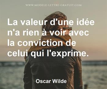 Citation de Oscar Wilde