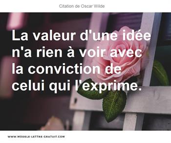 Citation de Oscar Wilde