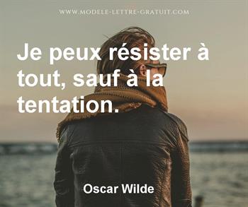 Citation de Oscar Wilde
