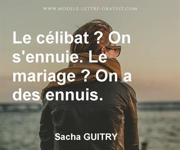 Citation de Sacha GUITRY