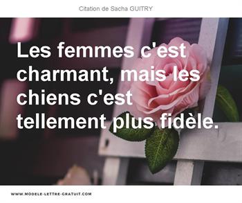 Citation de Sacha GUITRY