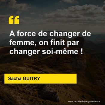 Citation de Sacha GUITRY