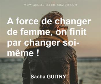 Citation de Sacha GUITRY