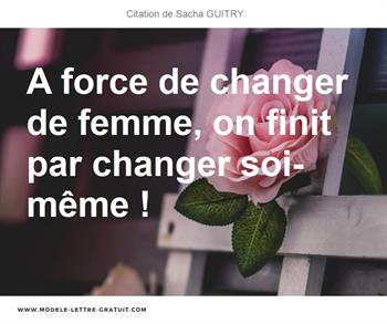 Citation de Sacha GUITRY
