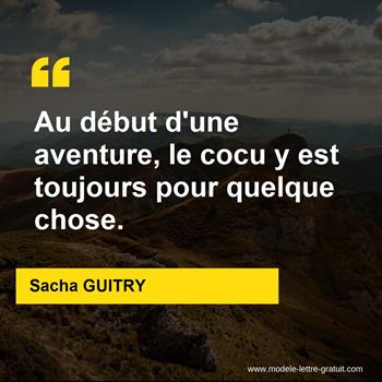 Citation de Sacha GUITRY