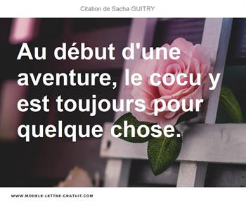 Citation de Sacha GUITRY
