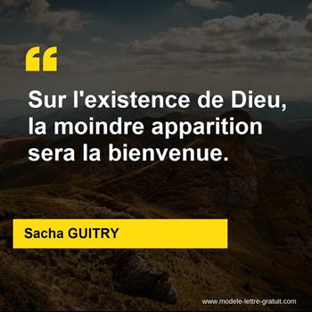Citation de Sacha GUITRY