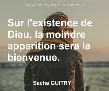 Citation de Sacha GUITRY