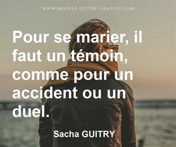 Citation de Sacha GUITRY