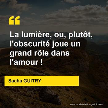 Citation de Sacha GUITRY