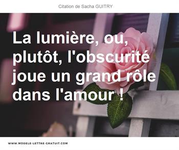 Citation de Sacha GUITRY