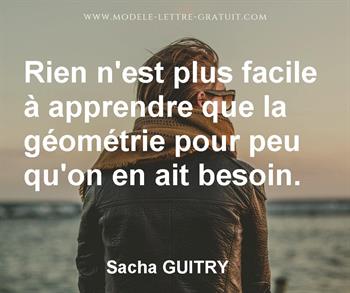 Citation de Sacha GUITRY