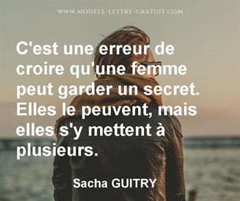 Citation de Sacha GUITRY