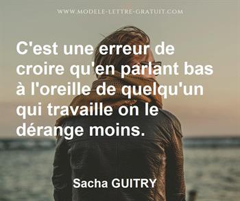 Citation de Sacha GUITRY