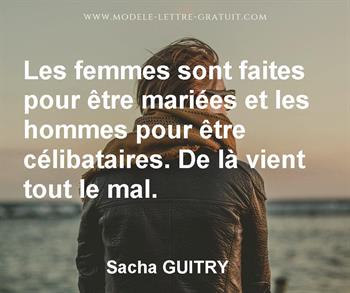 Citation de Sacha GUITRY