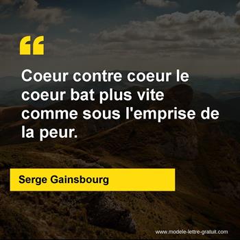 Citation de Serge Gainsbourg