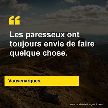 Citation de Vauvenargues