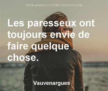 Citation de Vauvenargues